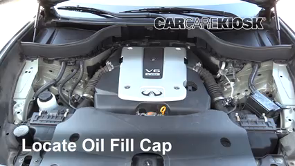 2014 Infiniti QX70 3.7L V6 Oil Add Oil